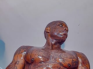 Big Black Hairy Cock Worship..