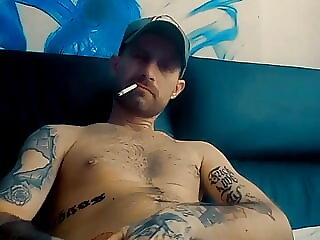 Marco Cox Smoking and wanking