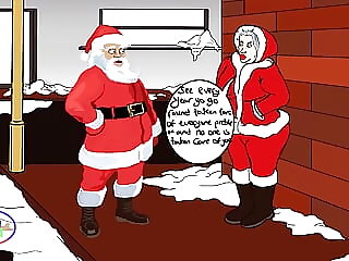 Sex lean Santa fucked in..