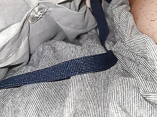 Step mom handjob step son..