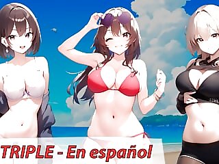 Spanish hentai JOI. 3 public..