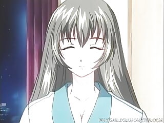 Busty japanese anime teen..