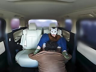Car sex in the back while..