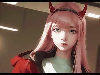 AI generated Zero two easy..