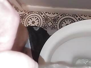 My cock tip peeing