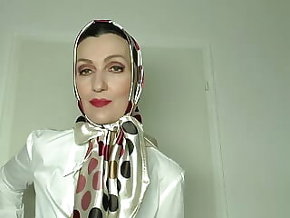 Satin Scarf Satin Headscarf..