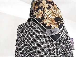 Put mainly a Headscarf and..